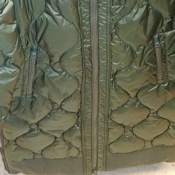 MONDETTA Women Quilted Down Parka 650 Fill Power--Green - Picture 9 of 10